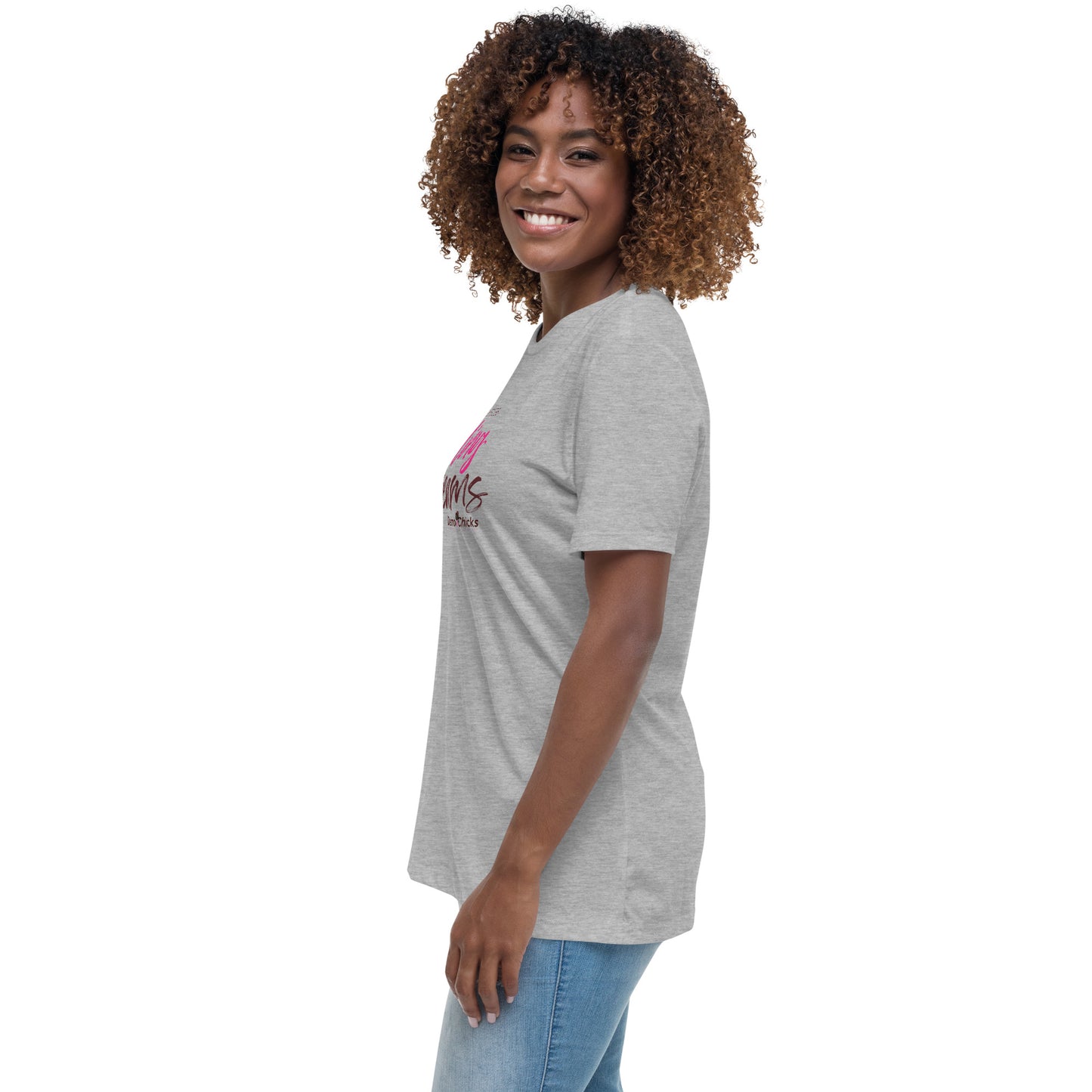 Breaking Barriers Building Dreams by Demo Chicks | Women's Relaxed T-Shirt