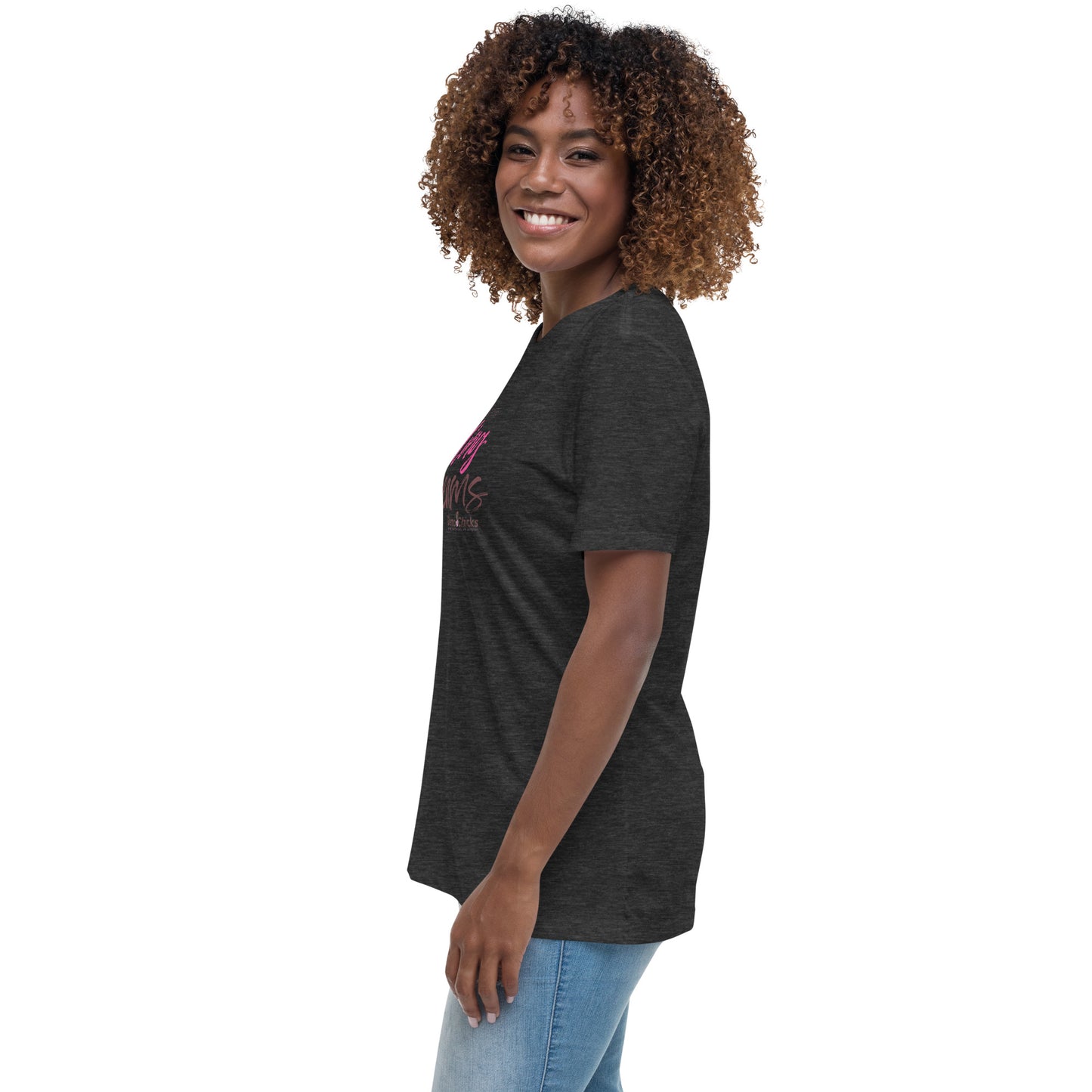 Breaking Barriers Building Dreams by Demo Chicks | Women's Relaxed T-Shirt