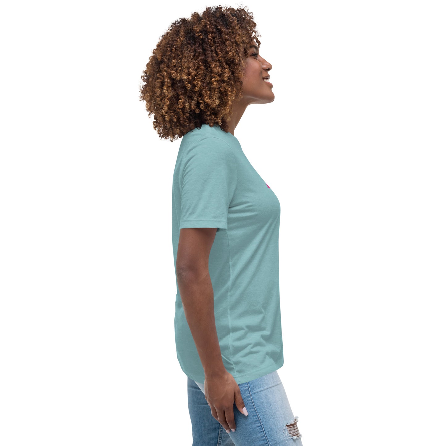 Breaking Barriers Building Dreams by Demo Chicks | Women's Relaxed T-Shirt