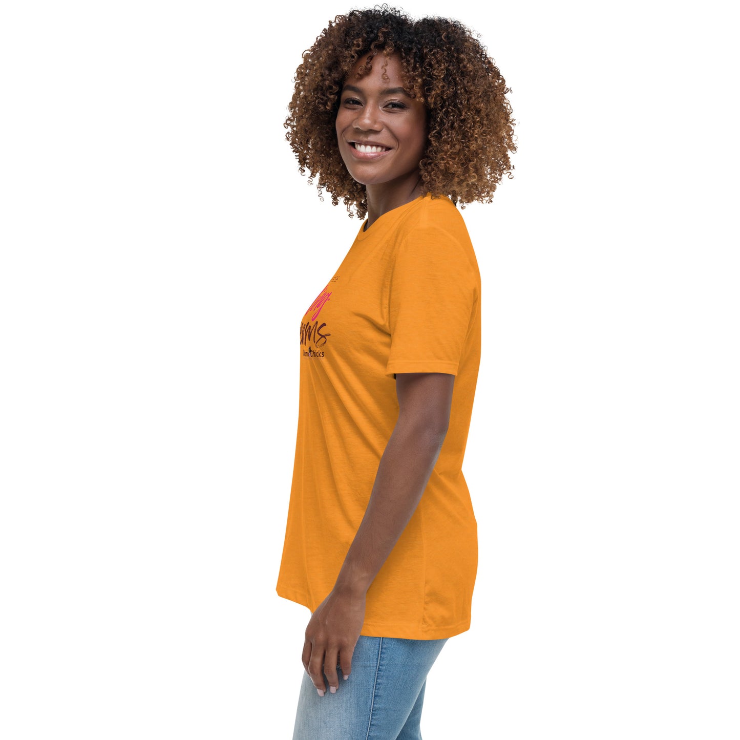 Breaking Barriers Building Dreams by Demo Chicks | Women's Relaxed T-Shirt