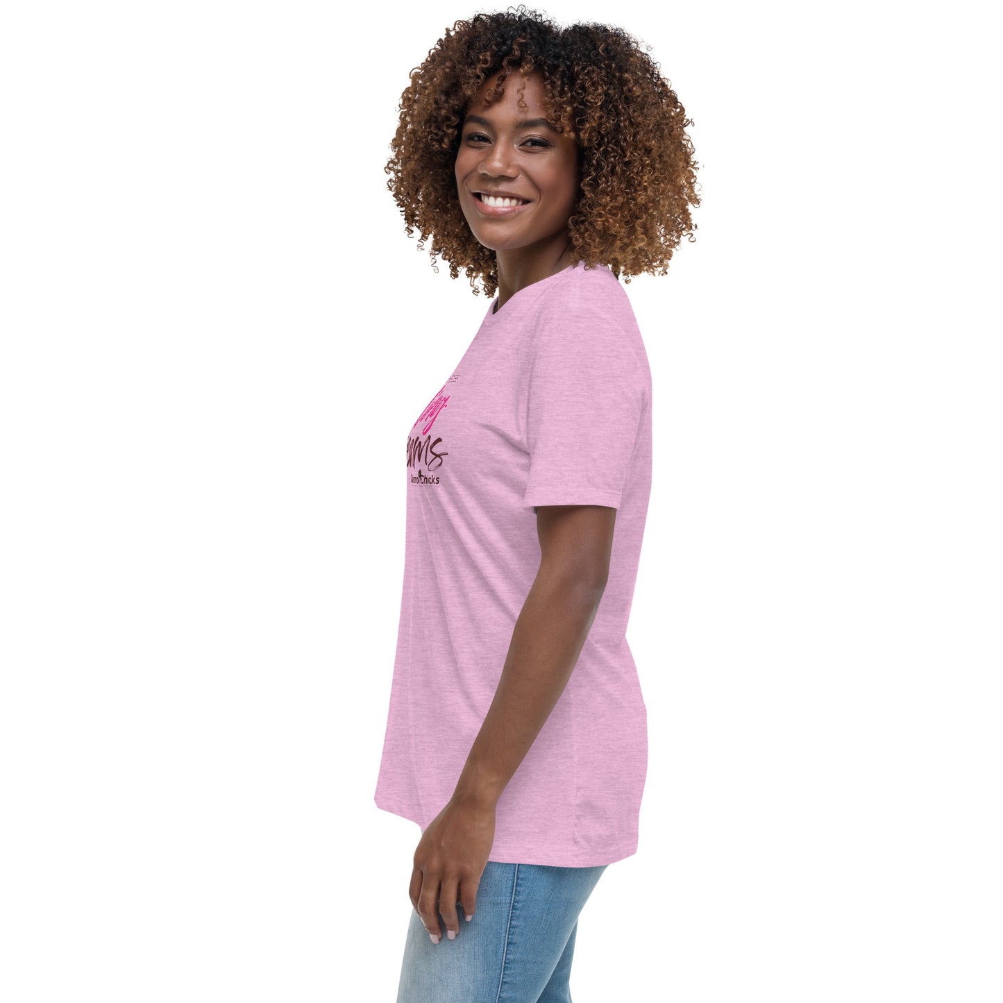 Breaking Barriers Building Dreams by Demo Chicks | Women's Relaxed T-Shirt