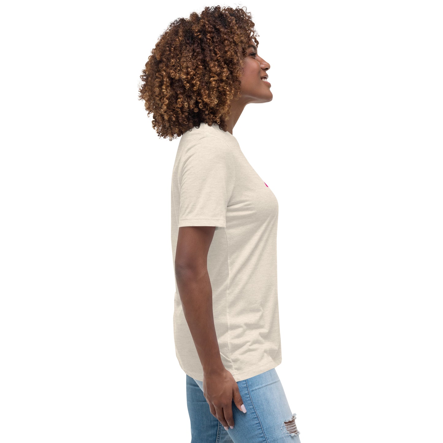 Breaking Barriers Building Dreams by Demo Chicks | Women's Relaxed T-Shirt