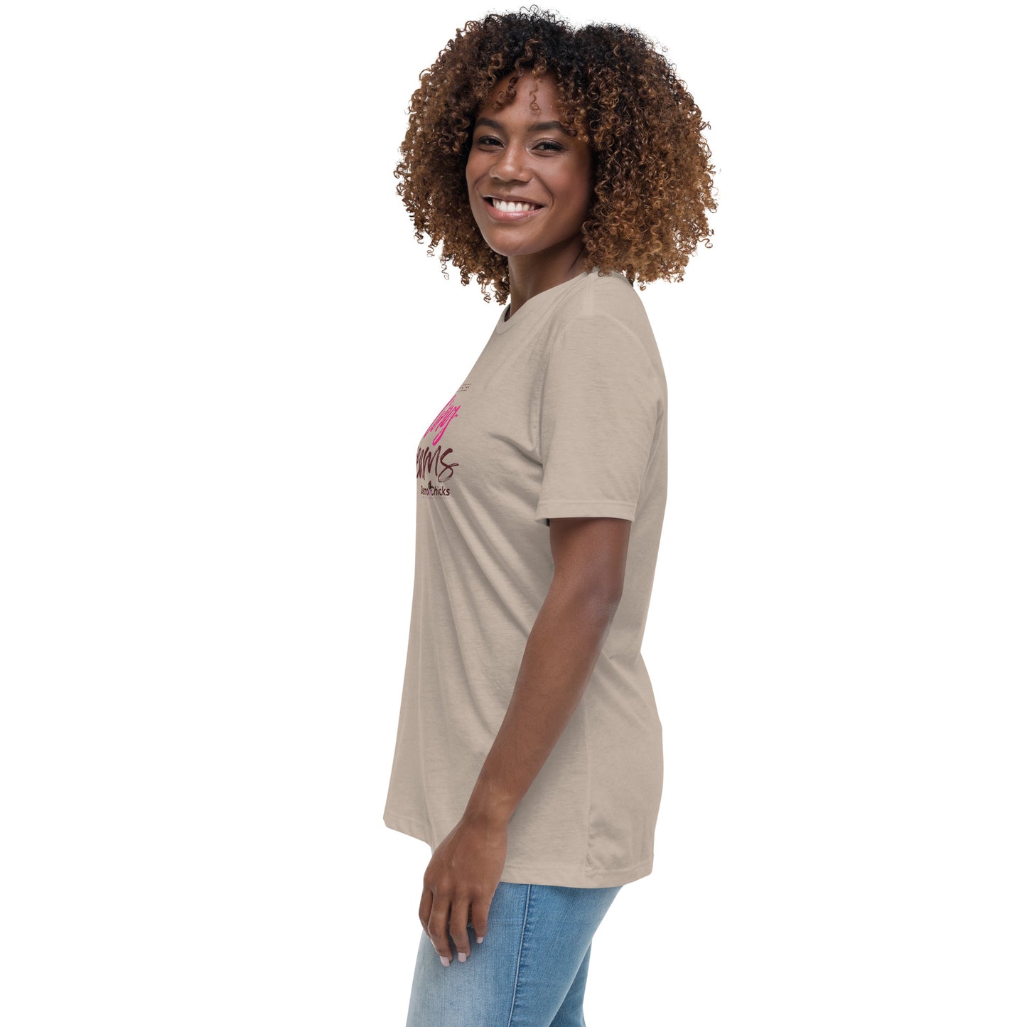 Breaking Barriers Building Dreams by Demo Chicks | Women's Relaxed T-Shirt