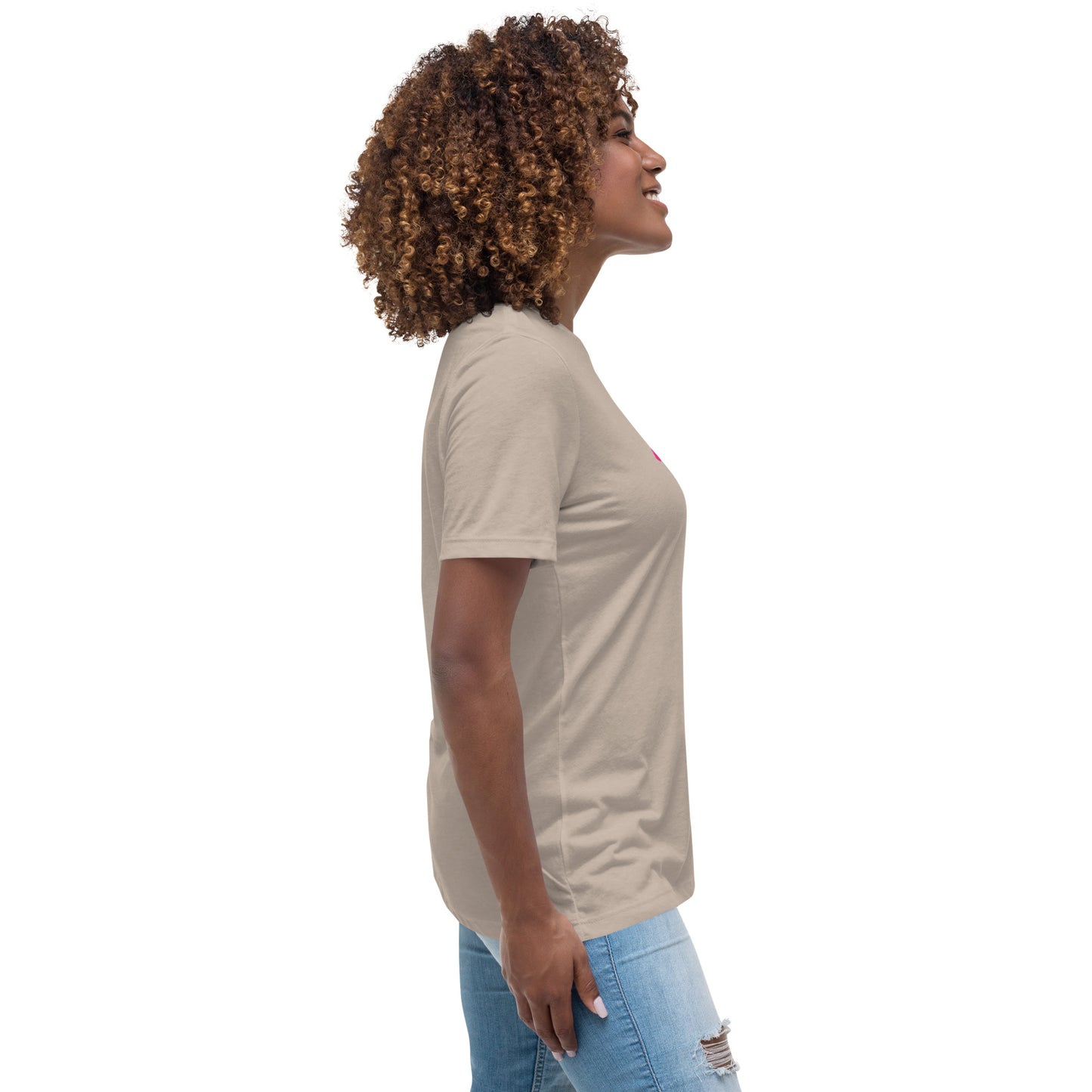 Breaking Barriers Building Dreams by Demo Chicks | Women's Relaxed T-Shirt