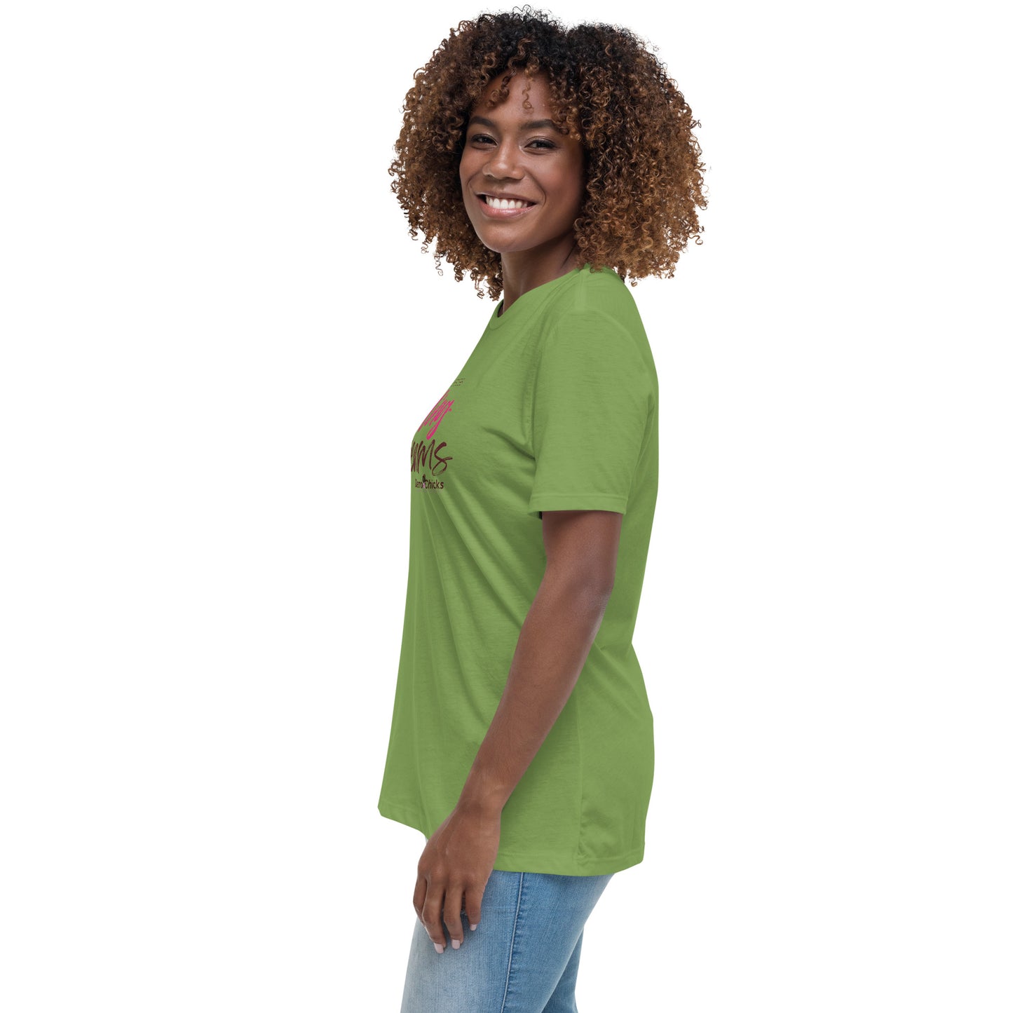 Breaking Barriers Building Dreams by Demo Chicks | Women's Relaxed T-Shirt