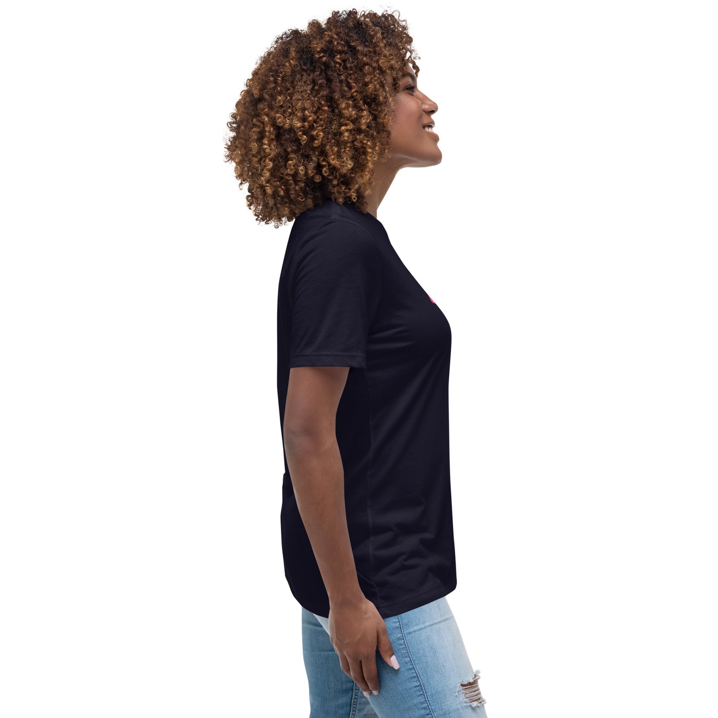 Breaking Barriers Building Dreams by Demo Chicks | Women's Relaxed T-Shirt