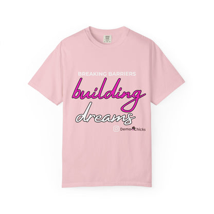 Building Dreams T-Shirt — Inspirational Graphic Tee for Creators & Dreamers