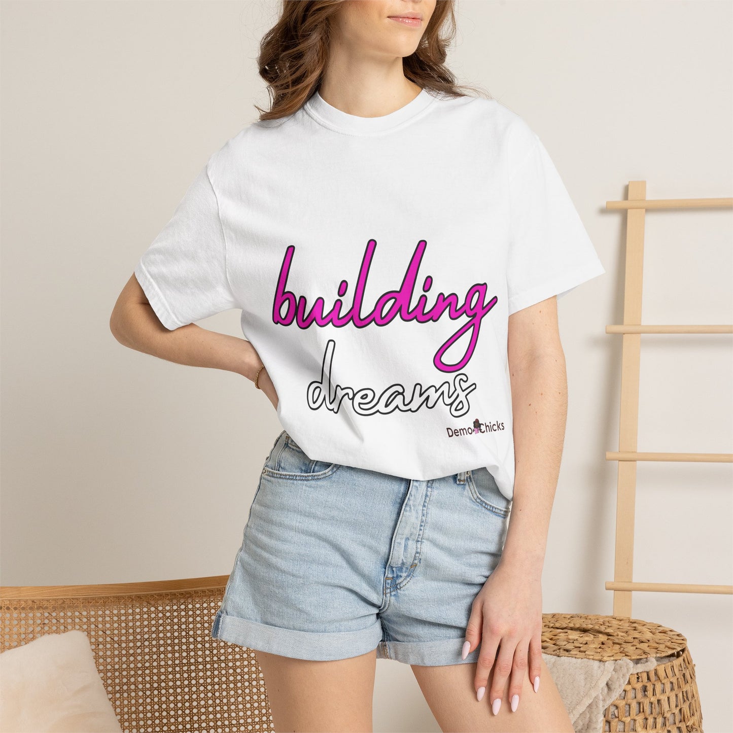 Building Dreams T-Shirt — Inspirational Graphic Tee for Creators & Dreamers