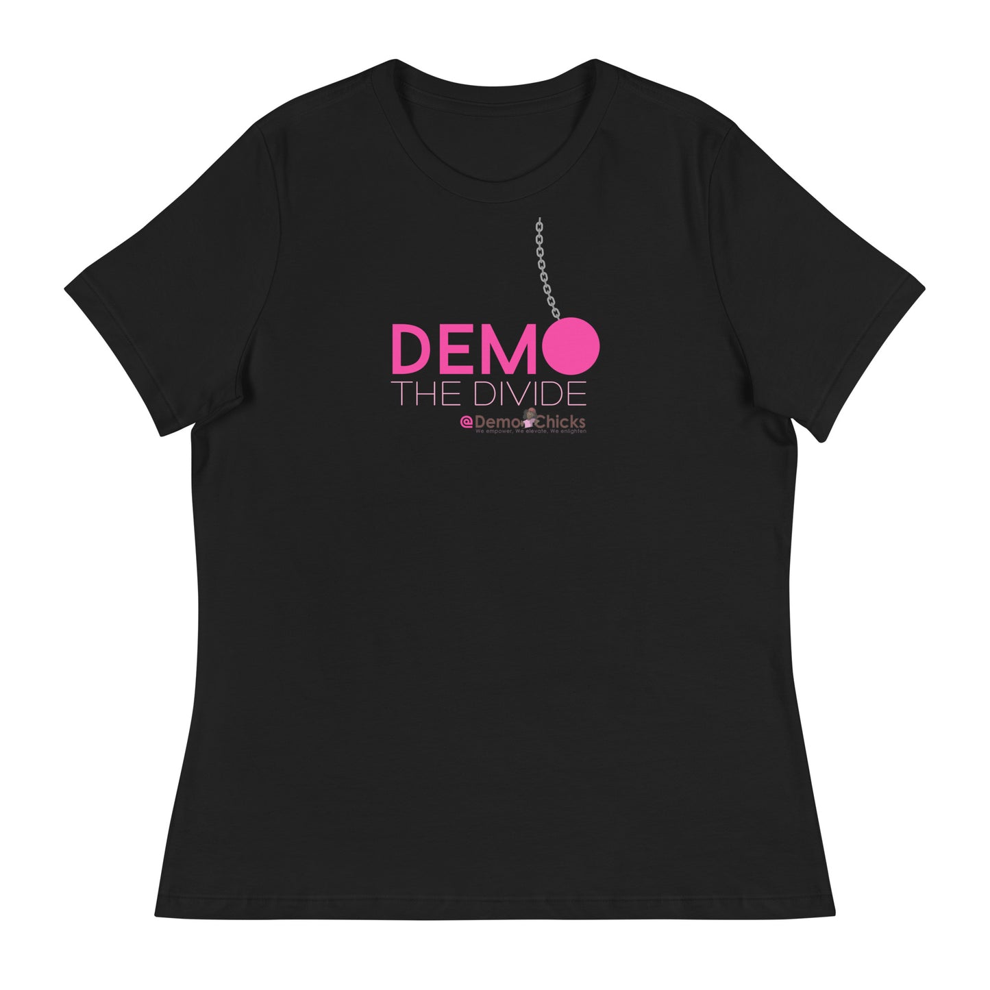 DEMO THE DIVIDE Women's Relaxed T-Shirt by Demo Chicks