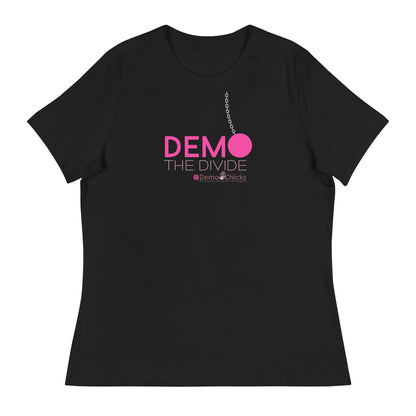 DEMO THE DIVIDE Women's Relaxed T-Shirt by Demo Chicks