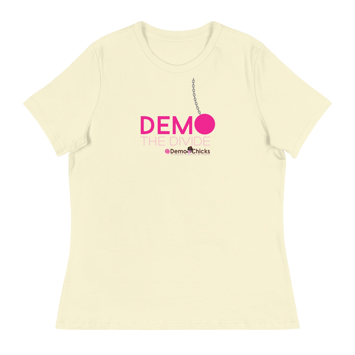 DEMO THE DIVIDE Women's Relaxed T-Shirt by Demo Chicks