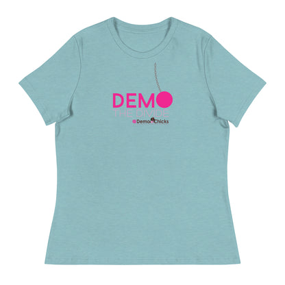 DEMO THE DIVIDE Women's Relaxed T-Shirt by Demo Chicks