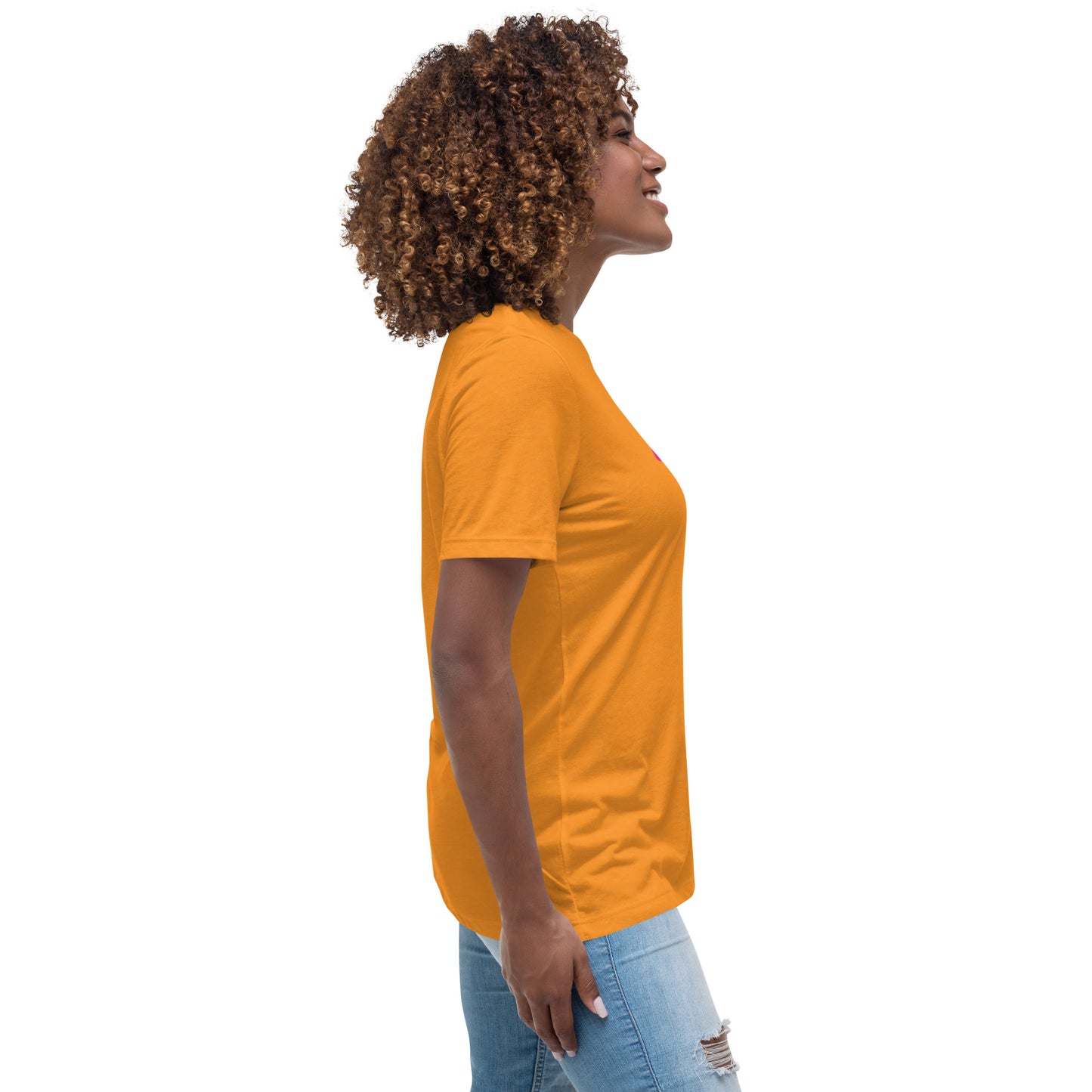 Breaking Barriers Building Dreams by Demo Chicks | Women's Relaxed T-Shirt