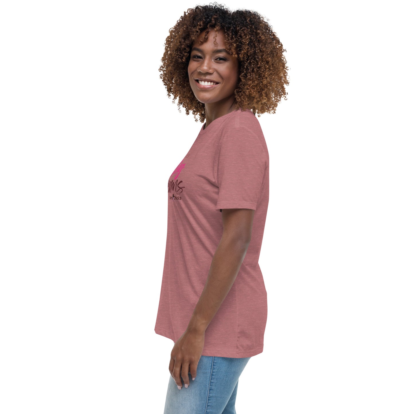 Breaking Barriers Building Dreams by Demo Chicks | Women's Relaxed T-Shirt