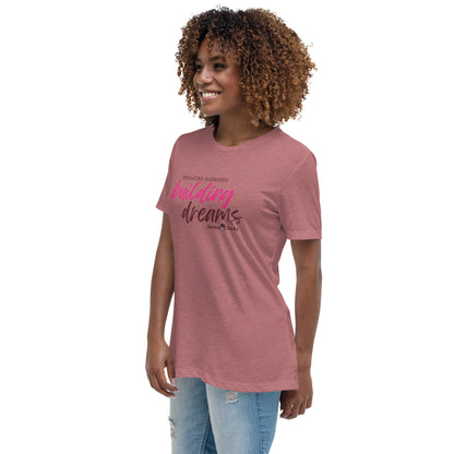 Breaking Barriers Building Dreams by Demo Chicks | Women's Relaxed T-Shirt