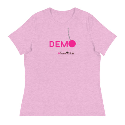 DEMO THE DIVIDE Women's Relaxed T-Shirt by Demo Chicks