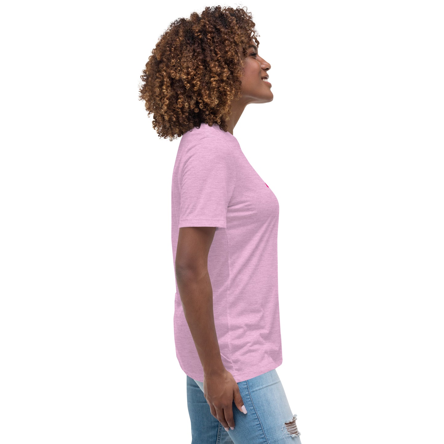 Breaking Barriers Building Dreams by Demo Chicks | Women's Relaxed T-Shirt