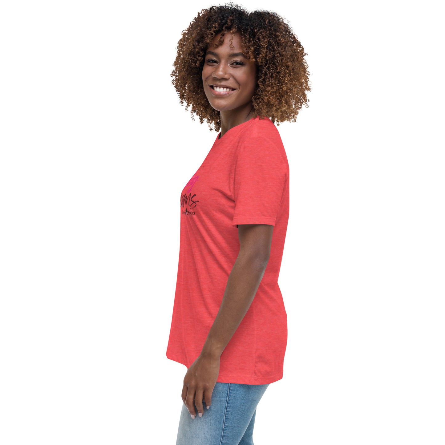 Breaking Barriers Building Dreams by Demo Chicks | Women's Relaxed T-Shirt