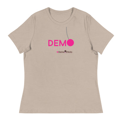 DEMO THE DIVIDE Women's Relaxed T-Shirt by Demo Chicks