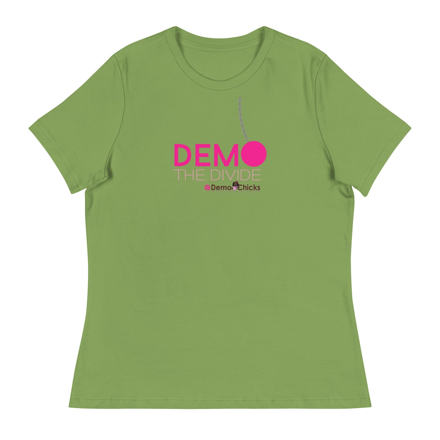 DEMO THE DIVIDE Women's Relaxed T-Shirt by Demo Chicks