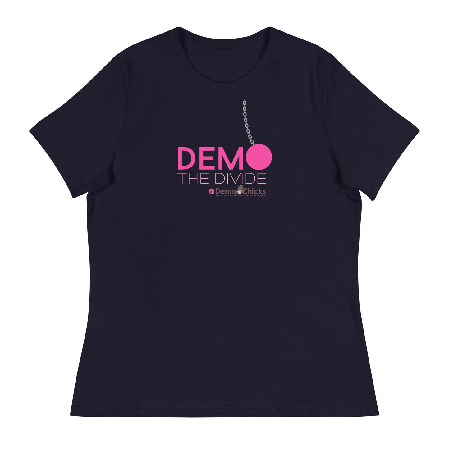 DEMO THE DIVIDE Women's Relaxed T-Shirt by Demo Chicks