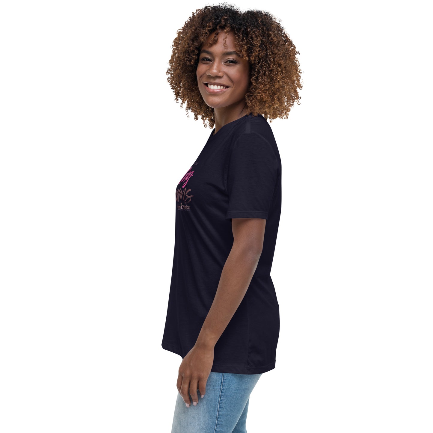 Breaking Barriers Building Dreams by Demo Chicks | Women's Relaxed T-Shirt