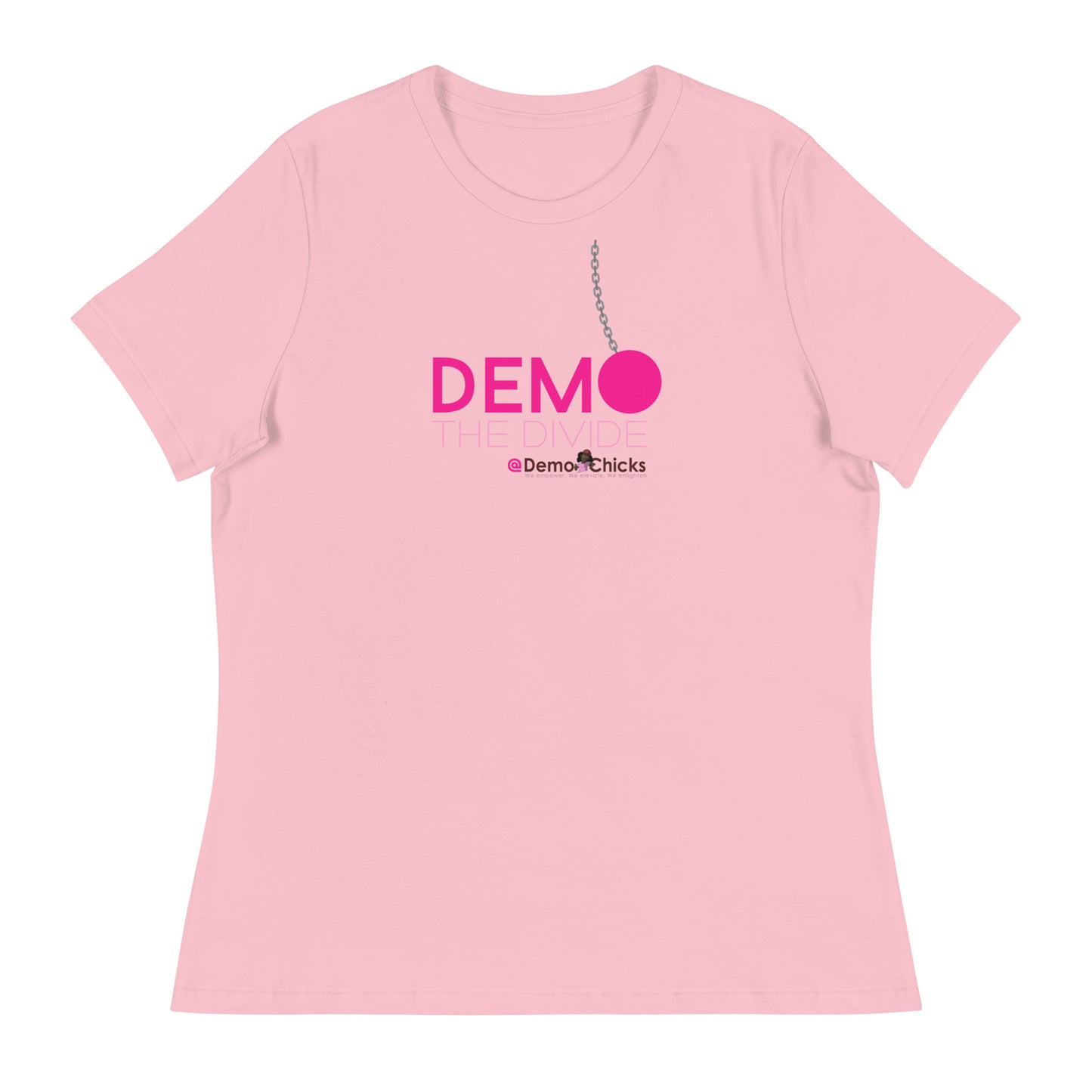 DEMO THE DIVIDE Women's Relaxed T-Shirt by Demo Chicks