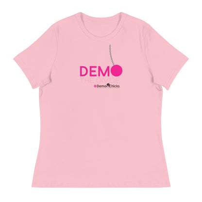 DEMO THE DIVIDE Women's Relaxed T-Shirt by Demo Chicks