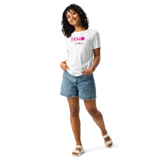 DEMO THE DIVIDE Women's Relaxed T-Shirt by Demo Chicks