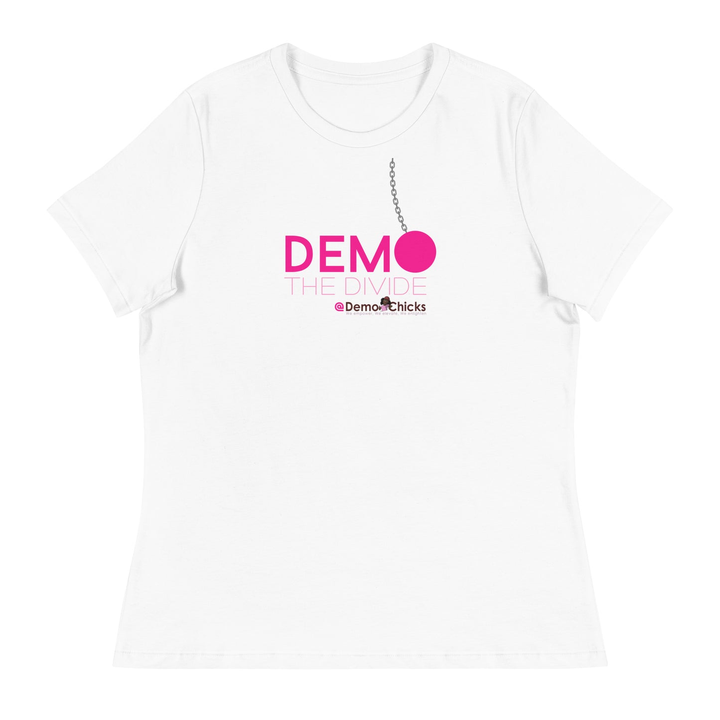 DEMO THE DIVIDE Women's Relaxed T-Shirt by Demo Chicks