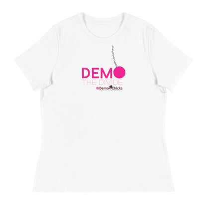 DEMO THE DIVIDE Women's Relaxed T-Shirt by Demo Chicks